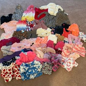 Lot of 4T girl toddler clothes